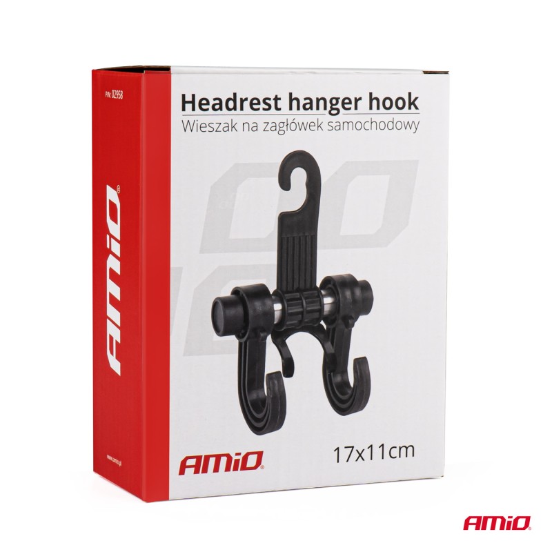 Suspender on the headrest, bottle attachment Suspender on the headrest, bottle attachment