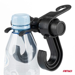 Suspender on the headrest, bottle attachment