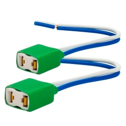 Pear socket 2pcs, 12/24V, base H7, wire 15cm