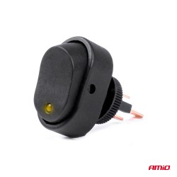 Ellips lüliti ON/OFF, 12/24V,30A,kollane
