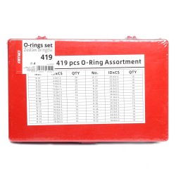 Oil-resistant O-ring gaskets set 419 parts