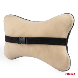 Ergonomic neck pillow 30*18cm, black colour