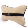 Ergonomic neck pillow 30*18cm, black colour