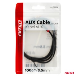 Кабель AUX 3,5 мм 1 м