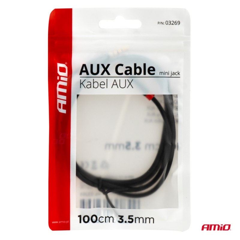 AUX cable 3,5mm 1m
