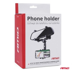 Phone holder mirror mount regul.