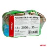 Load strap with lock 2000kg, 3,5m width