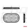 Magnetic bulb 48 smd led 12-24V