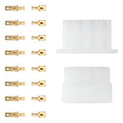 Set of 8 plugs and sockets