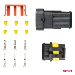 3-pin plug and socket set