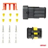 3-pin plug and socket set