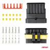 Set of 6 plugs and sockets