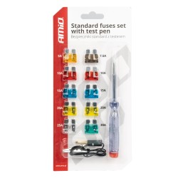 Set of fuses 10pcs voltage tester