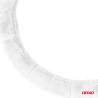 Wheel cover 37-39cm white, soft head surface