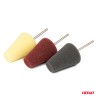 Conical polishing gloves 3 pcs 25mm