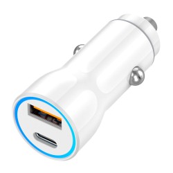 Зарядное устройство USB-A + USB-C 20 Вт 12/24 В
