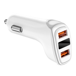 Charger 2xUSB-A battery control 3.1A 12/24V