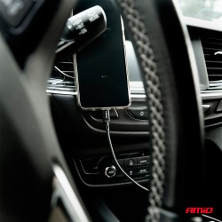 Juhe USB C - Lightning 20W 100cm Must- veoauto varuosad- Nordparts