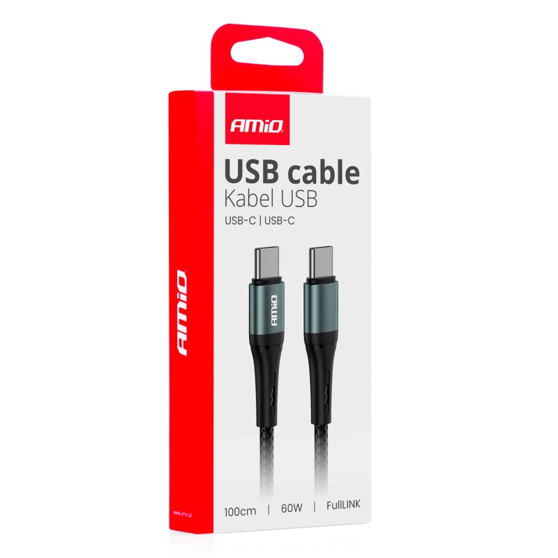 Laadimisjuhe USB-C  USB-C 60W 100cm