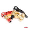 Battery terminals with quick-release fastenings