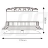 Vilkur magnetiga 16 LEDi 120välku 12-24v
