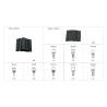 Thermo shrinkable robe with knotted ends 140pcs