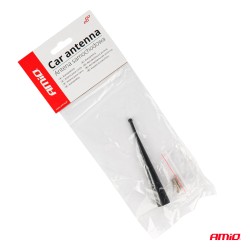 Antenn 6,5cm adapterid 6 ja 5mm must