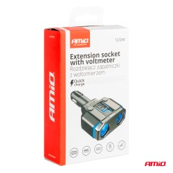 Laadija 2x12/24V pesa 1xUSB 2xUSB-C