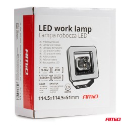 Töövalgusti 45W 6500K 8000lm 9-36V