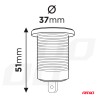 Recessed charger 12/24V Lighting