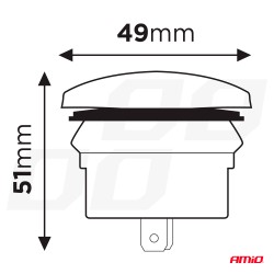 Laadija 2xUSB pesa 12/24V punane taustav