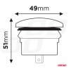 Laadija USB ja USB-C pesa 12/24V punane