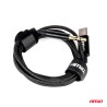 Audio juhe USB-C -AUX mini  1m