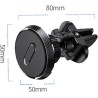 Telephone magnet holder for ventilation grille