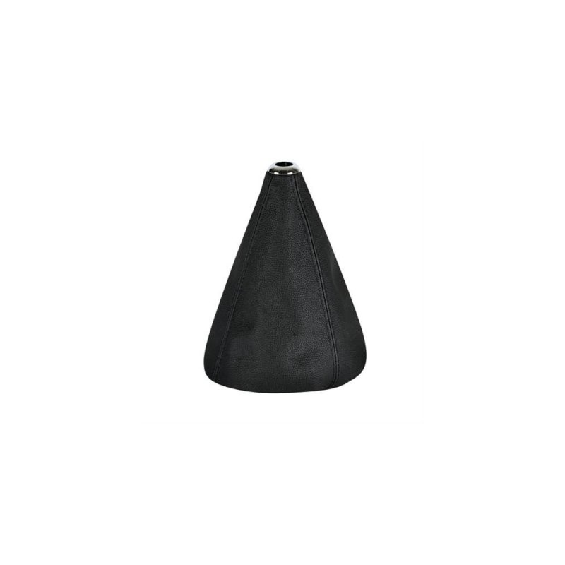 Gearshift lever leather cover black