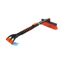 Snow brush with scraper telesk 65,5-82,5cm