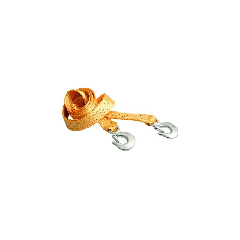 Towing strap 2000kg 5m, with lockable loops Towing strap 2000kg 5m, with lockable loops