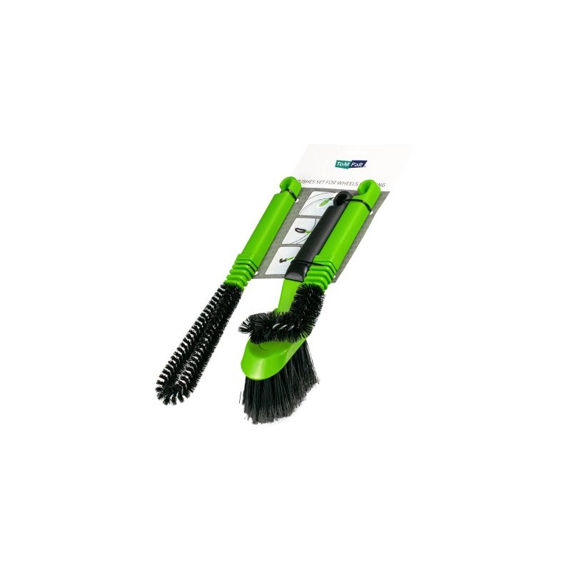 Wheel Cleaner Brush Set. 3 parts