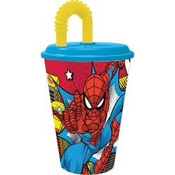 Joogitops painduva kõrrega 430ml,Spiderm