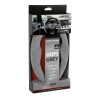 Wheel covers 2 pcs microfibre grey