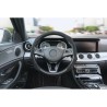 Sporty microfiber steering wheel cover black