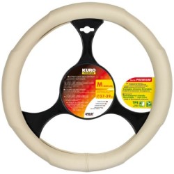 Kuro ohjauspyörän suojus 37-39cm, beige
