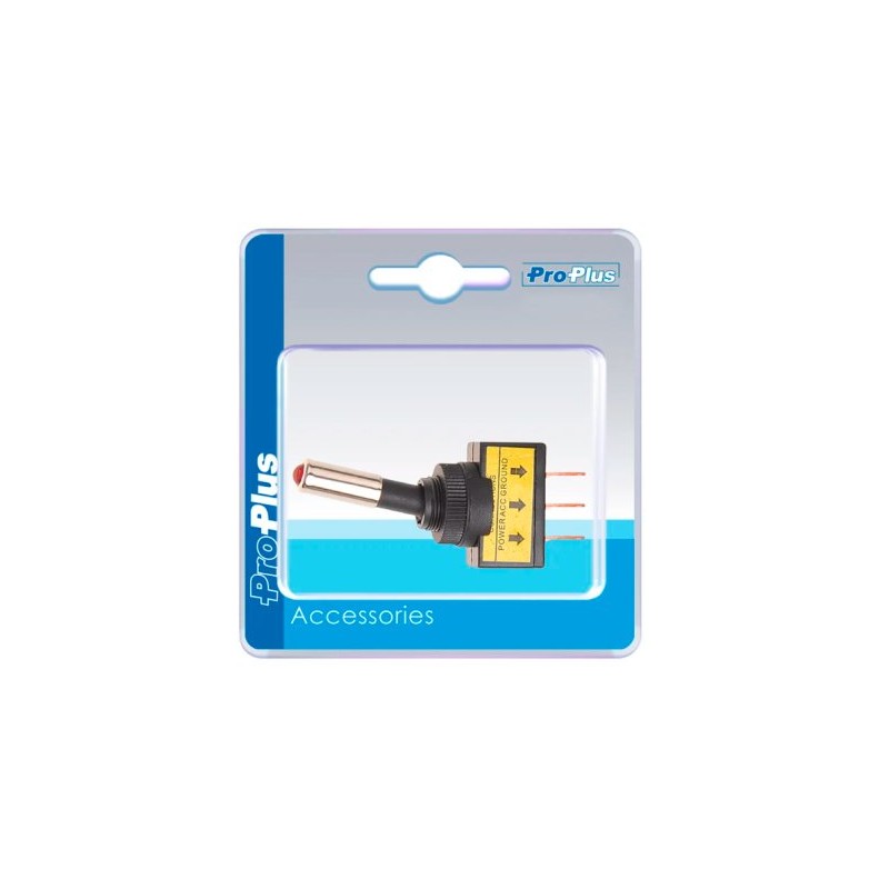 Switch LED red 12V max 20A tumbler