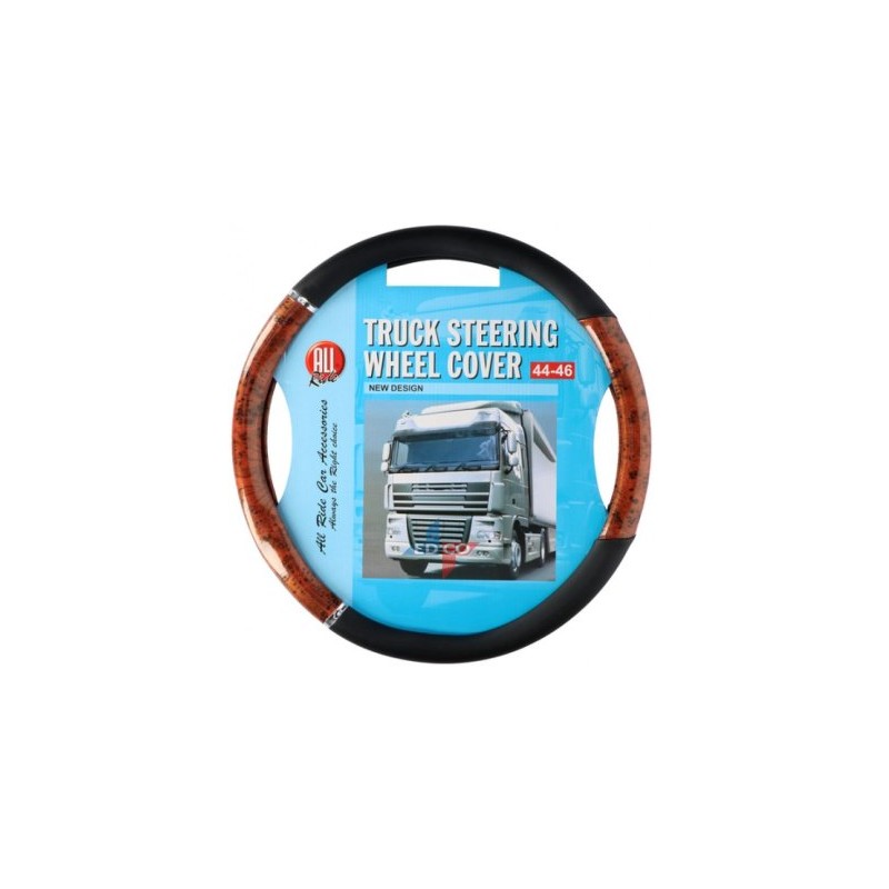 Truck steering cover 44-46cm, wood-black