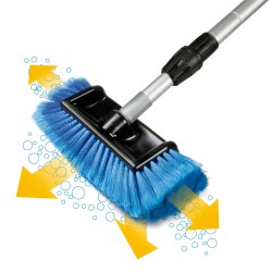 Telescopic washing brush, 30*16cm, stem 133-250