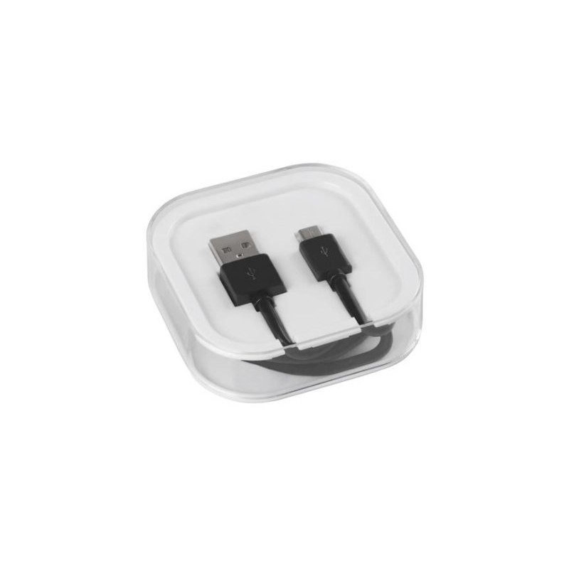 Кабель для зарядки Micro USB 1 м, черный