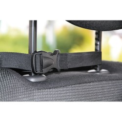 Tablet holder for seat backrest