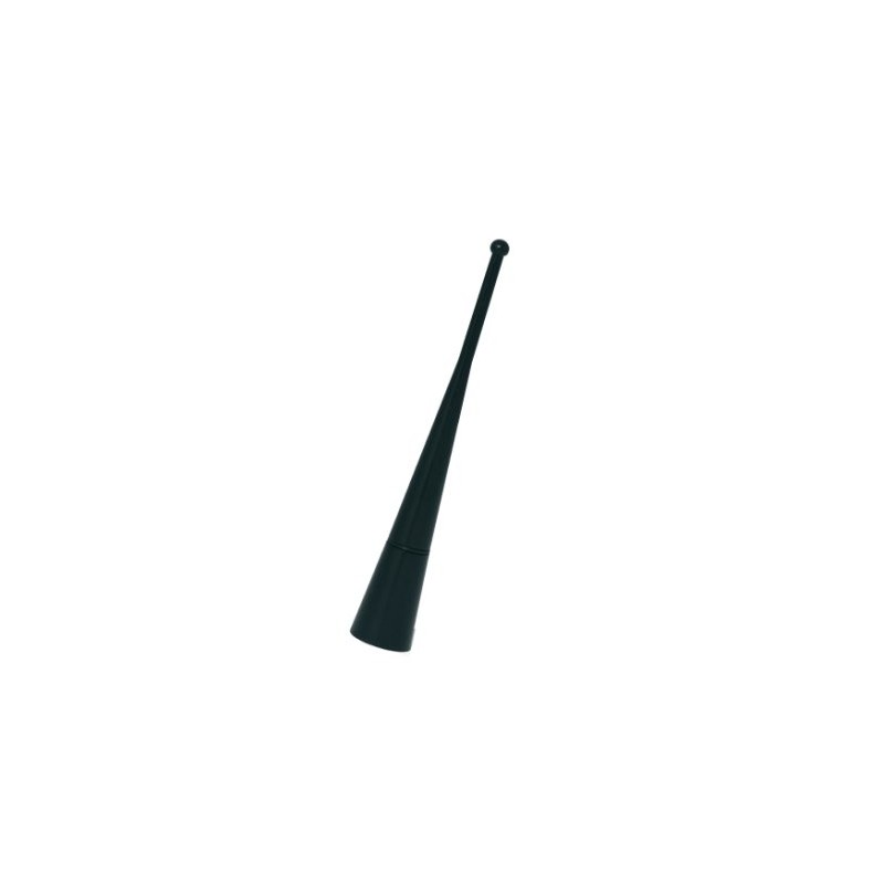 Antenn must 10cm, 5/6mm keermega