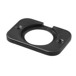 Mounting frame for 1 recessed accessory