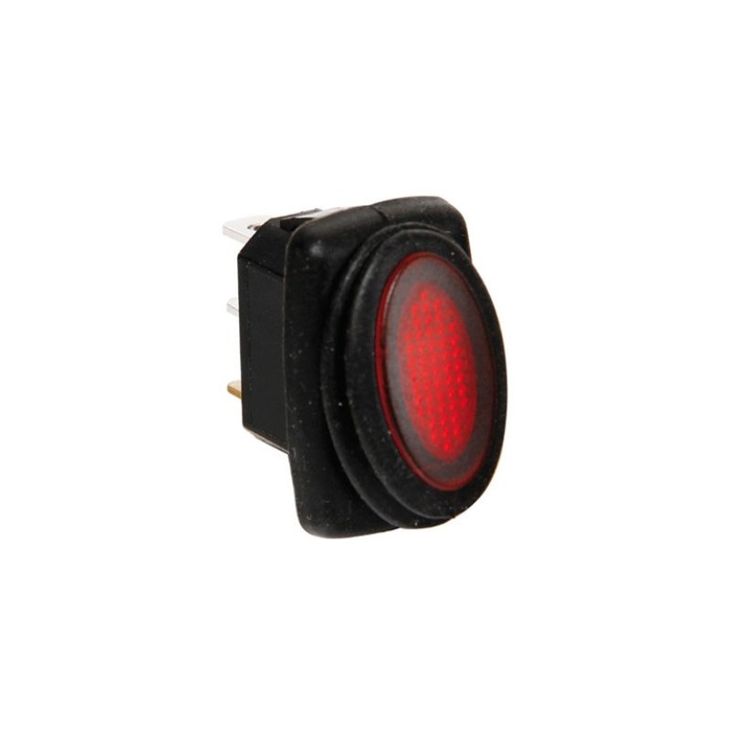 Kytkin 12/24V punainen led-valo